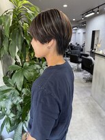 メイドバイスティーン(MADE BY STEEN)&nbsp;ハンサムショート×アンブレラカラー