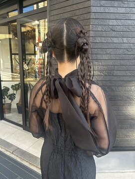 レシピ ラ クレア(recipe la couleur) 人気のカチモリツインhair set ~*