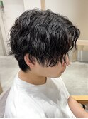 縦落ちスパイラル【メンズ/パーマ/眉毛/沖縄市/美里】