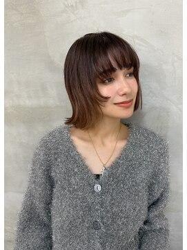 キイ ギンザ(k.e.y GINZA) 切りっぱなしボブ