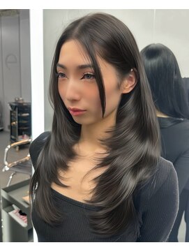 天神美容室 天神大名レイヤーカットハッシュカット