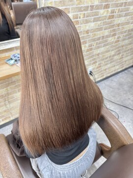 ギャラクシーアンブレラ 水戸店(GALAXY&BRELLA) 透明感のある暖色ブラウン