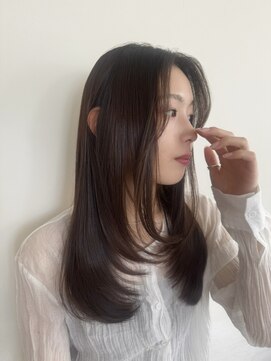バイオレット ナゴヤ(Violet Nagoya) レイヤーカット ハッシュカット ブラウンカラー HR-215