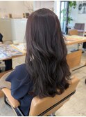 ツヤツヤローレイヤーウェーブロングヘア＊