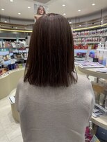 ヘアーザラブズラフズ オーガニカ 北九州(HAIR THE LOVES LAUGHS ORGANICA) ボブレイヤー、ブラウンカラー