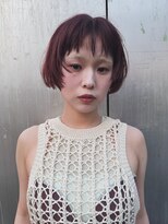 ニール 名古屋 伏見 丸の内(NEELU)&nbsp;[NEELU_take]ボルドーカラー×ミニボブレイヤー