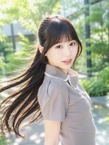 トウメイ 原宿(toumay.) アイドル 前髪カット 前髪顔周りカット 髪質改善ストレート