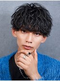 無造作シャドウパーマ