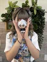 ロカット サロン(Roquat Salon)&nbsp;立川/早朝、ライブに♪猫耳なみなみ推しヘアアレンジ/ヘアセット