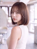 イルハバナ 渋谷(ill HAVANA)&nbsp;内巻きボブ＊顔周りレイヤー＊レイヤーカット＊前髪カット