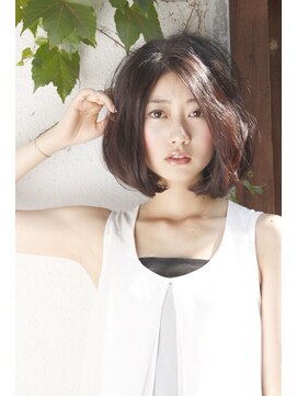 ロエナ(ROENA) クラシカルデジタルパーマバレイヤージュロブ