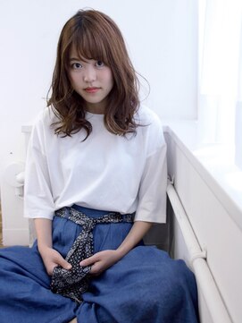 アンス 大阪梅田(ANs.) 大人かわいい☆フェアリーな透明感&ツヤ感ブラウンベージュ