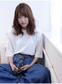 大人かわいい☆フェアリーな透明感&ツヤ感ブラウンベージュ