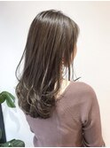 春カラー/大人かわいいココアブラウン【毛先パーマ】