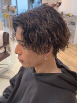 エリマ 調布(elima)&nbsp;センターパート/ツイストスパイラルパーマ/メンズパーマ[調布]