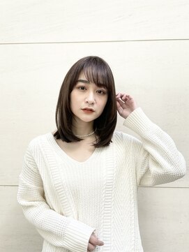 カミノア 銀座店(CAMINOIA) ニュアンスカラーのロブヘア