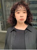 波巻きパーマ×ハイライトカラー【担当 ジン トモヒト】
