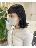 前髪あり 小顔外ハネボブ/ロブ 　