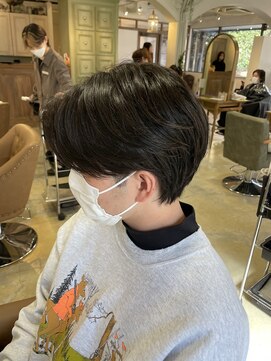 サンバイセライロ 千葉(SAN. by celilo) センターパート×ニュアンスパーマ◎ 千葉/千葉駅 【積田佳奈】