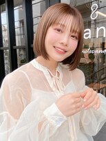 サンド 表参道(sand)&nbsp;前下がりショートボブ大人可愛い表参道