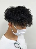 メンズ/刈り上げ/波巻きツイスト【ALEAP parrot/多賀】
