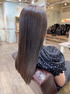ラファンジュ ヘアー(Rohange hair) 【Rohange】艶髪ストレート/ピンクベージュ