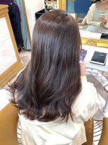 ロンドアベニール 北千住(Lond avenir)&nbsp;【韓国ヘア】レイヤーカット　ブリーチなしピンクベージュ　西田