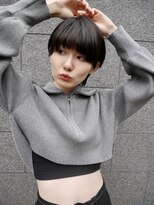 シュシュ(shushu) 黒髪ショートウルフ/顔まわりカット【有海一生】ノンジアミン