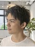 ニュアンスパーマ(スパイキーショート)＋カット＋眉カット【学割あり】　　　
