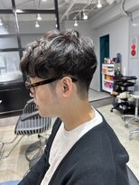 エトラ 渋谷店(etora)&nbsp;刈り上げマッシュ ソフトカール カーリーパーマ