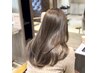 髪質改善ケアカラー+システムプロフェッショナルTR ￥16500