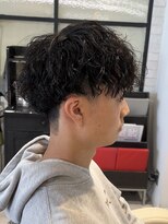 サロンドジョー(salon de joe)&nbsp;メンズカットツイストスパイラルパーマプードルパーマショート