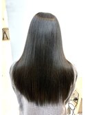 日髪ストレート矯正・ロングスタイル【髪質改善・西田辺】