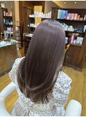 【佐々木美香子】ラベンダーブラウンダブルカラーインナーカラー