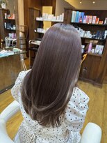 ジャストヘア ラポール 北久里浜店(just hair RAPPOR) 【佐々木美香子】ラベンダーブラウンダブルカラーインナーカラー