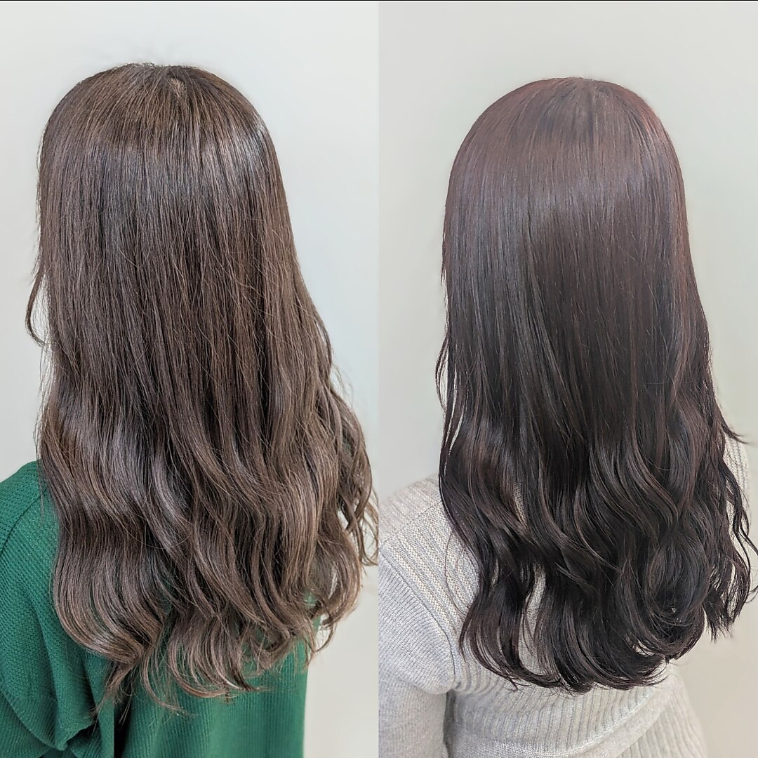 【人気No.1】〈色落ちまで綺麗〉透明感カラー＋カット