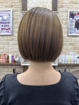 チェリッシュ(cherish) ミニボブ　ミルクティーベージュ