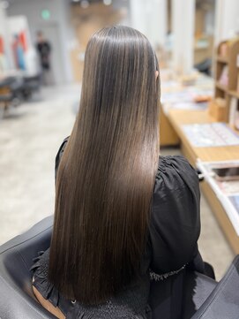 アヴァンス 京橋店(AVANCE) 着物ヘア/大人ガーリー/ダークアッシュ/似合わせカット/京橋