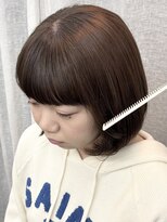 シベルバレー 横浜(sibell)&nbsp;20代30代ミニボブレイヤー丸みボブ前髪ありボブ顔周りレイヤー