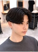 MEN'S/韓国/ニュアンスパーマ/カルマパーマ/毛流れパーマ/下田