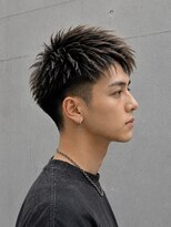 ノラ ギンザ(NORA GINZA) アップバングショートセンターパートツーブロックハイライト
