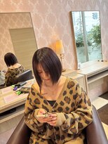 アース 天童店(HAIR&MAKE EARTH) 切りっぱなしボブ