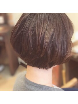 アリーナ 緑が丘店(arena) ミニマムボブ×ピンクパープル