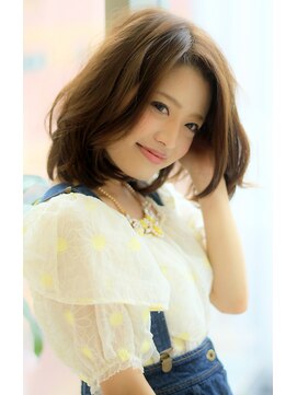 オモルフィ ひばりヶ丘店(Omorfi) 【Omorfi】くせ毛風ミディアムグラ☆