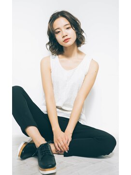 ナンバー 天王寺(NUMBER) 【number +uta*天王寺】女優ウェーブ×アディクシーカラー