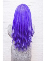 ヘアーエクステンド エフ 渋谷(f)&nbsp;原色パープルロングスタイル