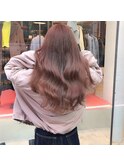 ブリーチなしで出来る!ピンクベージュ☆