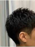 ツーブロックベリーショート