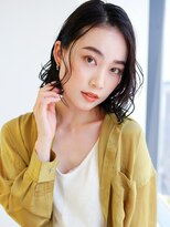 ラフィス ヘアーピュール 梅田茶屋町店(La fith hair pur)&nbsp;【La fith】ほつれウェーブ×センターパート