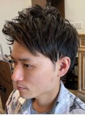 アップバングショート